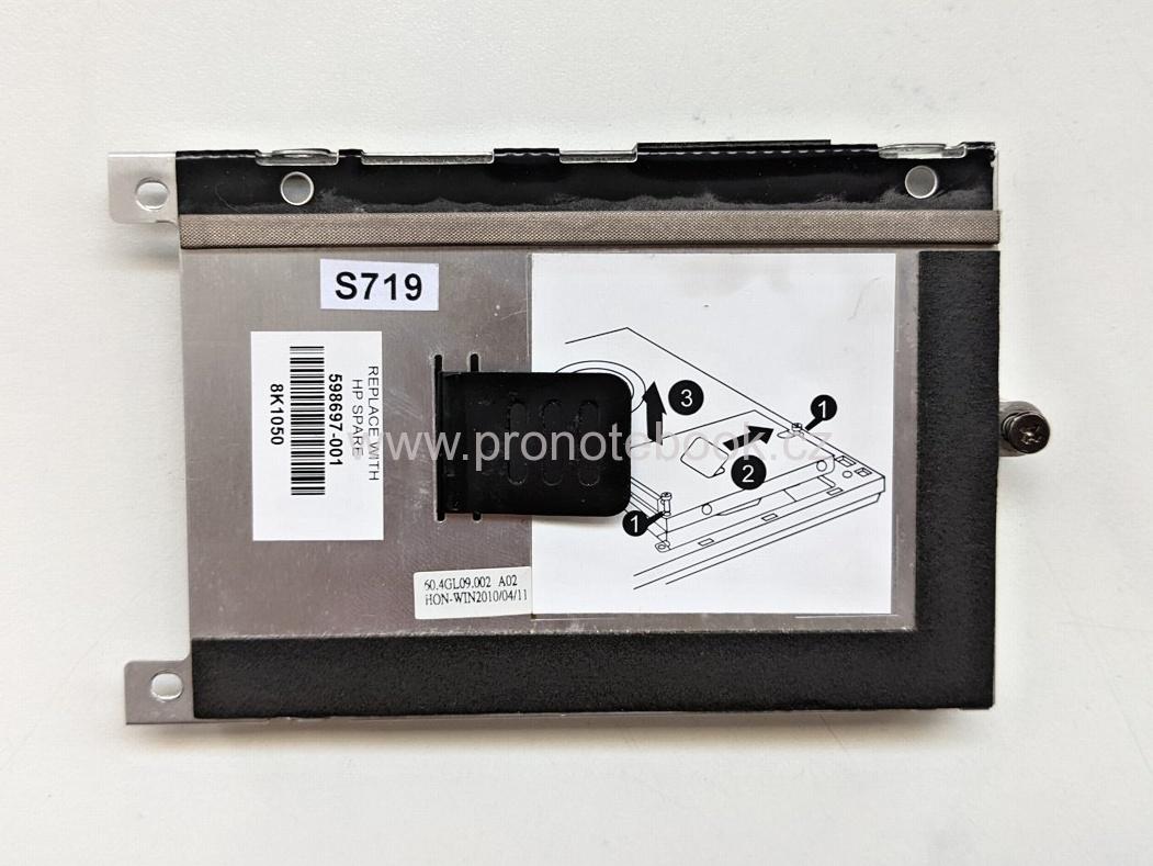HP Probook 4520 HDD Caddy 598697-001 SKLADEM
