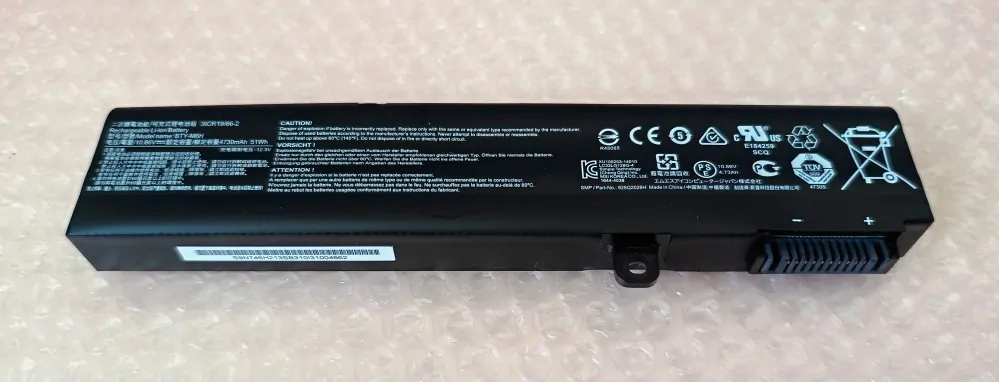 MSI GP73 Leopard 8RE Battery 10.86V, 4730mAh, 51Wh, BTY-M6H, 3ICR19/66-2 SKLADEM