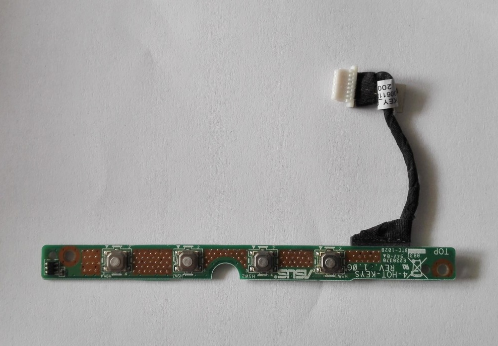 ASUS Eee PC 1000H... Hot Keys, 08.G20.19P.C10Q 