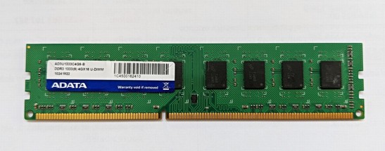 ADATA 4GB 240Pin DIMM DDR3 AD3U1333C4G9-B, 1.5V, 2Rx8, non-ECC, CL 9, PC3-10600, 1333MHz SKLADEM