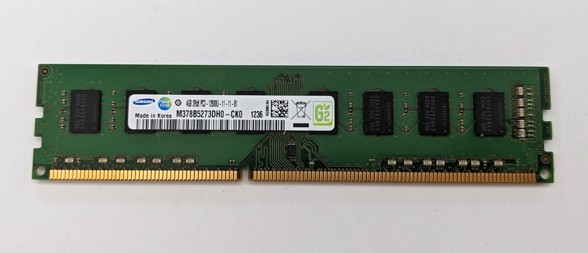 SAMSUNG 4GB 240Pin DIMM DDR3 M378B5273DH0-CK0, 1.5V, 2Rx8, non-ECC, CL 11, PC3-12800, 1600MHz SKLADEM