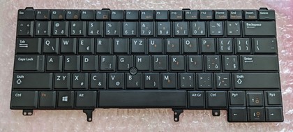 Originál klávesnice Dell Latitude E6430, trackpoint ANO, nepodsvícená, CZ, V118925BS, 0K5X86, K5X86, GVTPN, 0H512R, SN7122, 0GVTPN SKLADEM
