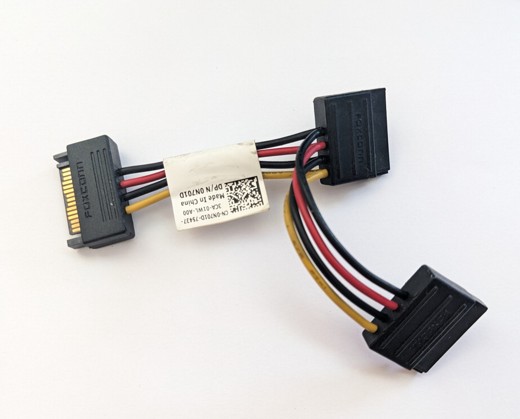 Dell SATA power Y splitter connector cable SKLADEM