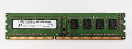 Micron 2GB MT8JTF25664AZ-1G6M1 240Pin DIMM DDR3, 1.5V, 1Rx8, non-ECC, CL11, PC3-12800, 1600MHz SKLADEM
