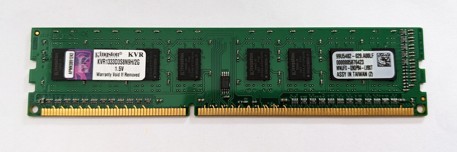 Kingston 2GB 240Pin DIMM DDR3 KVR1333D3S8N9H/2G, 1.5V, 1Rx8, non-ECC, CL9, PC3-10600, 1333MHz SKLADEM