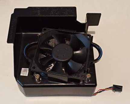 OptiPlex 7010 heatsink 089R8J + fan DELTA QUR0812SH 89R8J-A01 12V, 0,5A + cover 0RD6XX SKLADEM
