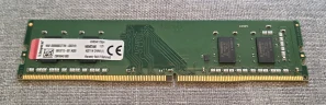 Kingston 4GB DDR4 2400MHz KVR24N17S6 0740617273915 DIMM PC4-19200 Non-ECC 1Rx16 1.2V CL17 SKLADEM