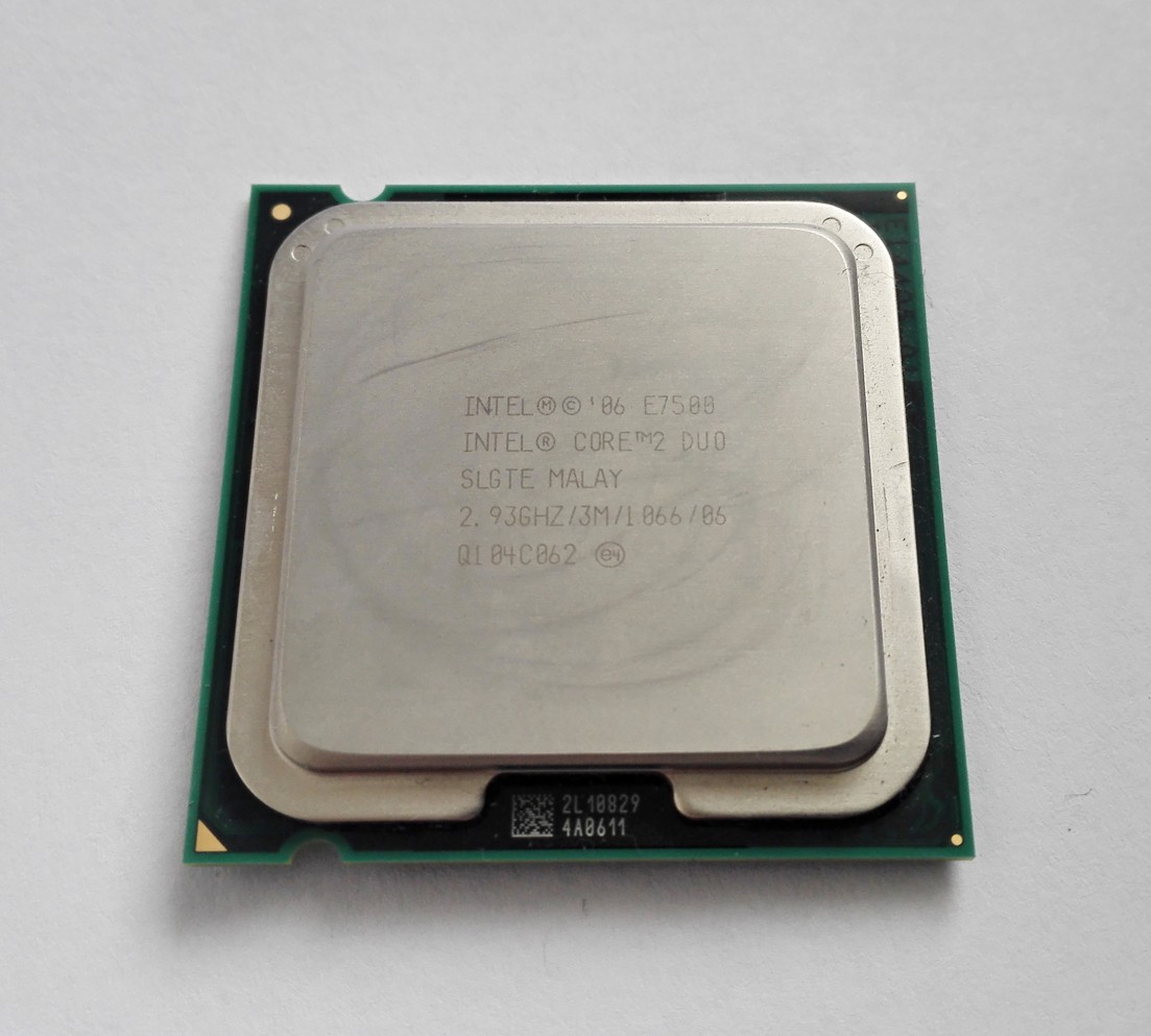 Intel Core 2 Duo E7500, 3MB Cache, 2.93 GHz, AT80571PH0773M