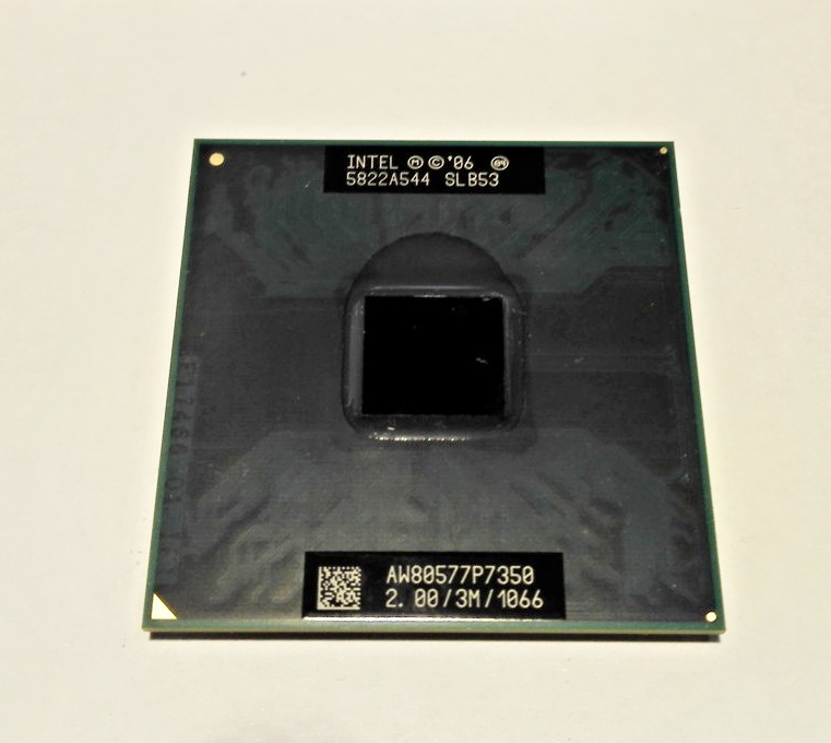 Intel Core 2 Duo P7350,  SLB53, 2.0GHz, 3MB cache, AW80577SH0413M