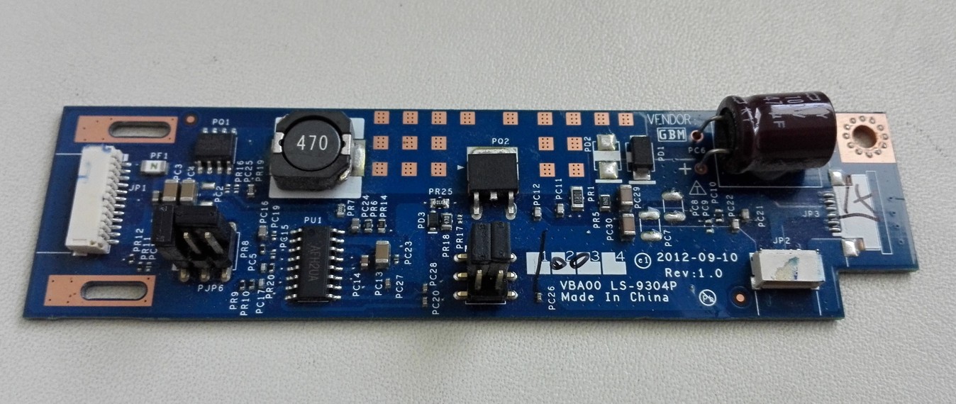 Lenovo IdeaCentre C540 Screen Convertor Board VBA00 LA-9304P, 455M6P38L01