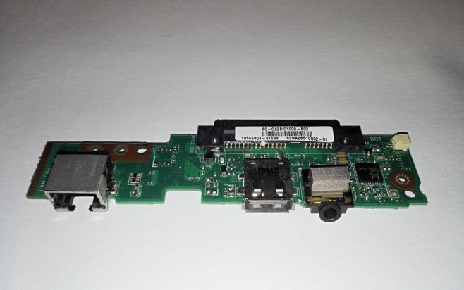 ASUS Eee PC 1001PX, USB, audio, LAN, 69NA2BB10B02-01 vč. kabelu.