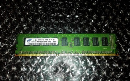 Samsung M391B2873EH1-CH9 1GB, PC3-10600E DDR3 1333Mhz, ECC