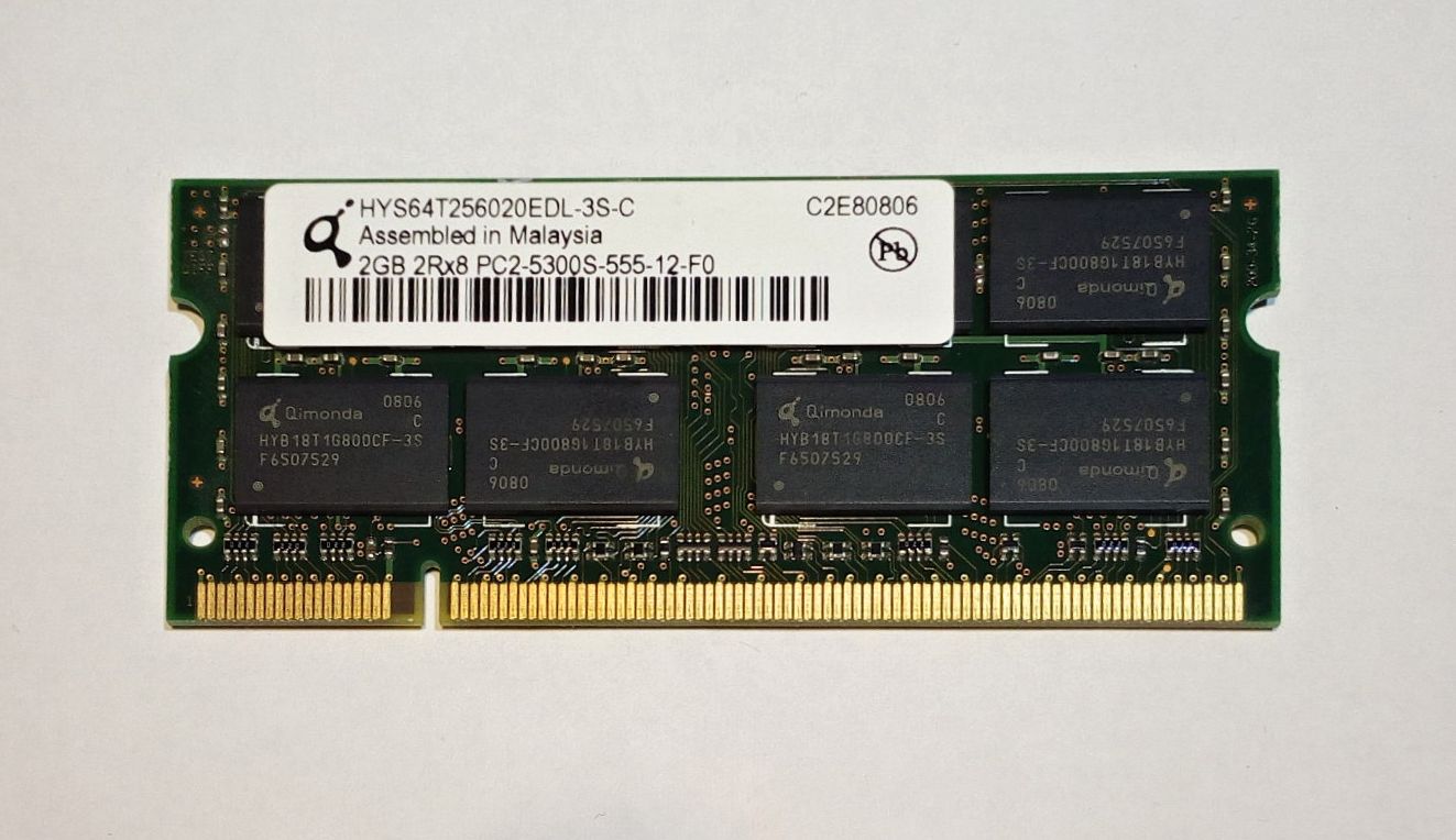 QIMONDA 2GB DDR2 667Mhz CL5, HYS64T256020EDL-3S-C