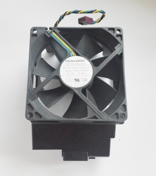 Foxconn HP P/N 435452-001, 92mm x 25mm fan, PV902512PSPF 0D, DC12V 4-pin