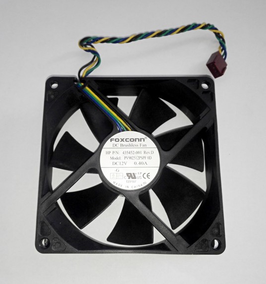 Foxconn Dell, HP, PV902512PSPF 0D Fan 12V 0.4A 4pin 92x92x25mm