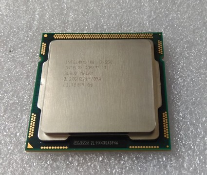 Intel I3-550 CPU 3.2 GHz, SLBUD,  LGA1156 4MB Dual Core, CM8061600317  SKLADEM