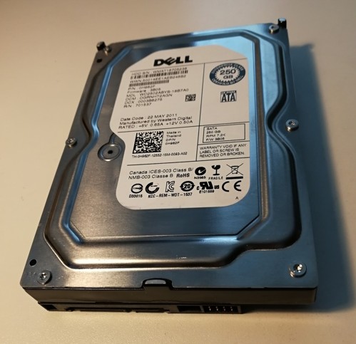 Western Digital H962F WD2502ABYS 250GB 7200 RPM 16MB Cache SATA 3.0Gb/s 3.5"