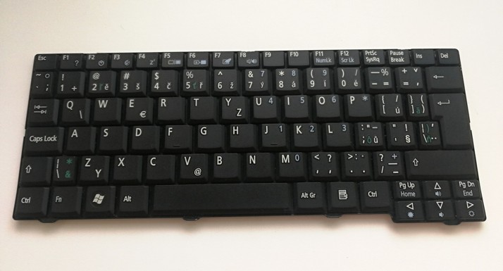 Originál Acer Aspire One D250(KAV60) V091902AK1, PK1306F0906 klávesnice CZ