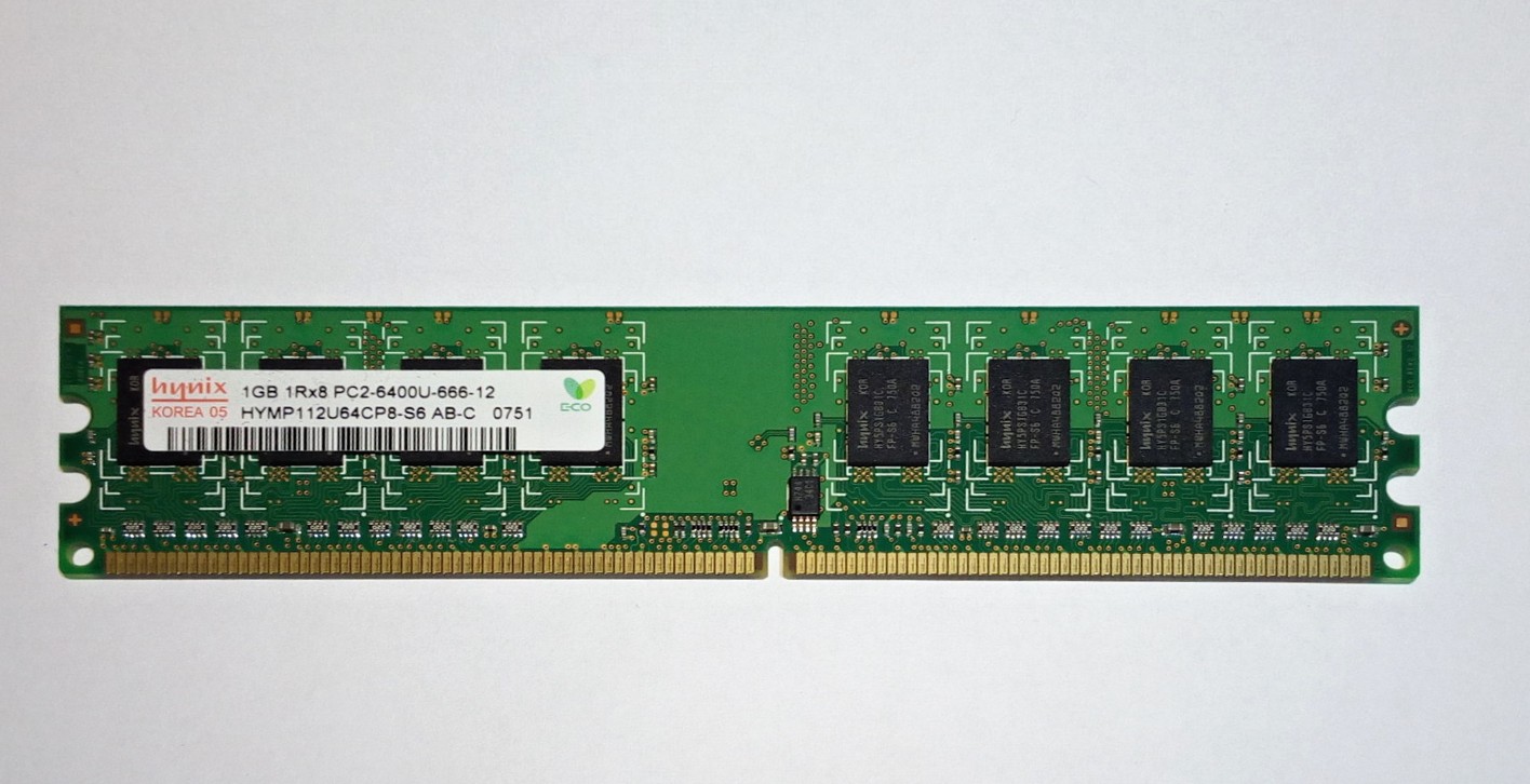 Hynix 1GB DDR2 800MHZ CL6, HYMP112U64CP8-S6 AB-C
