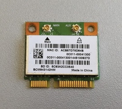 ASUS BroadCom 802.11b/g/n 300Mbps Bluetooth 4.0 half mini PCI-E WiFi BCM943142HM