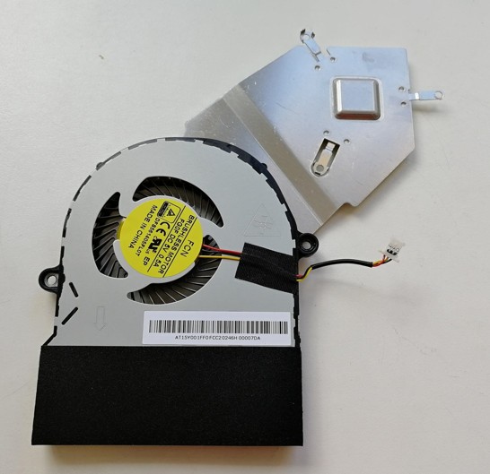 ACER FAN DFS561405FL0T 3PIN HEATSINK AT15Y001FF0 SKLADEM