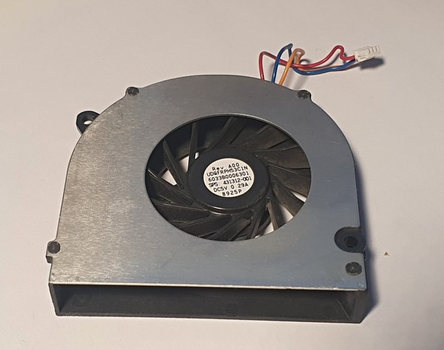 HP 6530s 431312-001 6033B0006301 cpu fan UDQFRPH53C1N SKLADEM