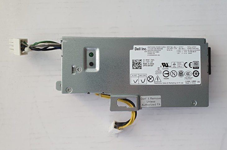 Originální OEM Dell Optiplex PSU 7010 780 790 990 USFF 200W PS-3201-9DA 06FG9T C0G5T 1VCY4 F200EU-00 SKLADEM