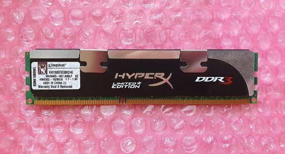 Kingston HyperX Black Ed. 4GB (2x2GB) KHX1600C9D3BK2/4G 240Pin DIMM DDR3, 1.65V, 1Rx8, non-ECC, CL9, PC3-12800, 1600MHz SKLADEM