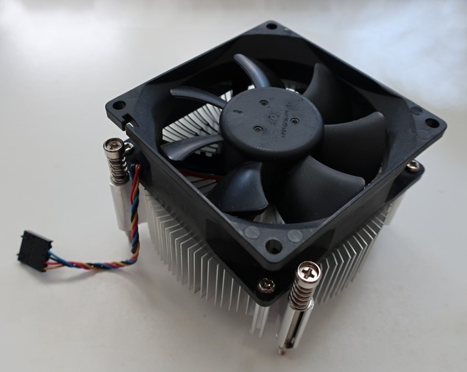 OptiPlex 7010 heatsink 089R8J +  fan DELTA QUR0812SH 89R8J-A01, 09FCCP, 12V, 0,5A SKLADEM