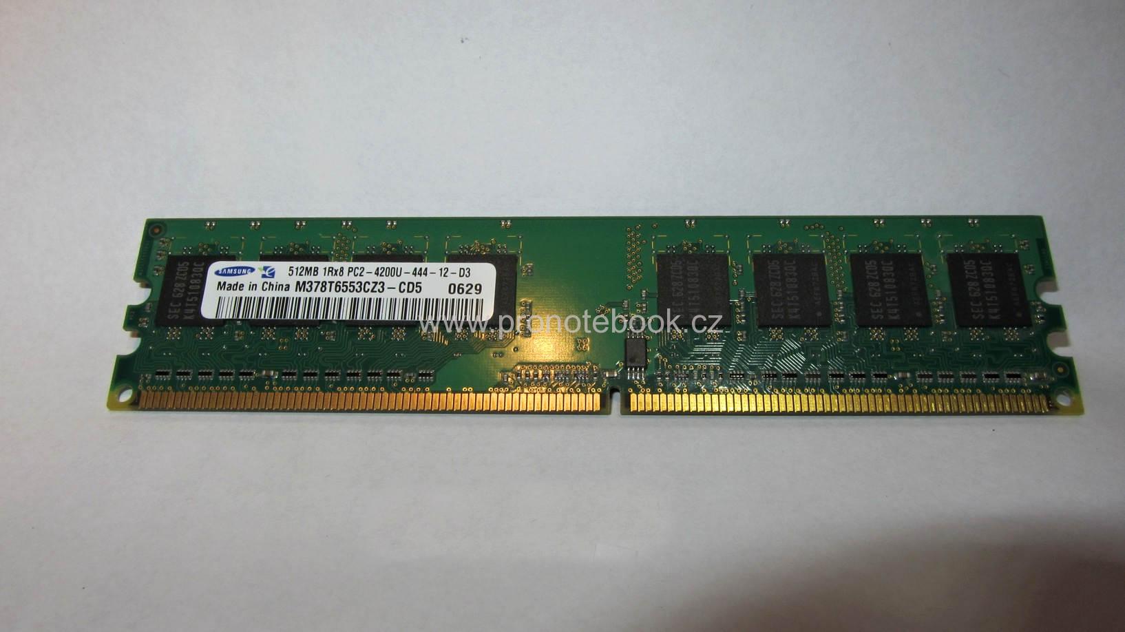 Samsung 512MB DDR2 533MHZ, M378T6553CZ3-CD5