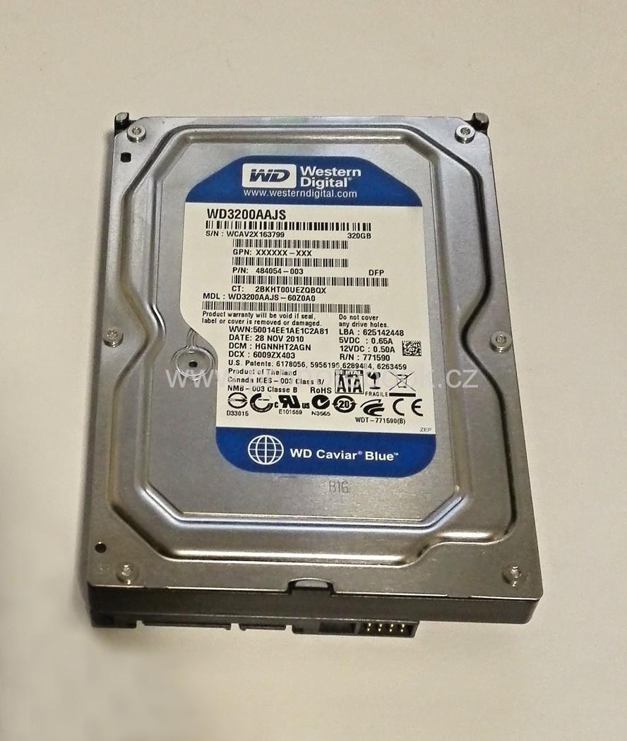 WD Caviar Blue WD3200AAJS, 320GB, 8MB, 3,5", 7200RPM, SATAII, 2060-771590-001