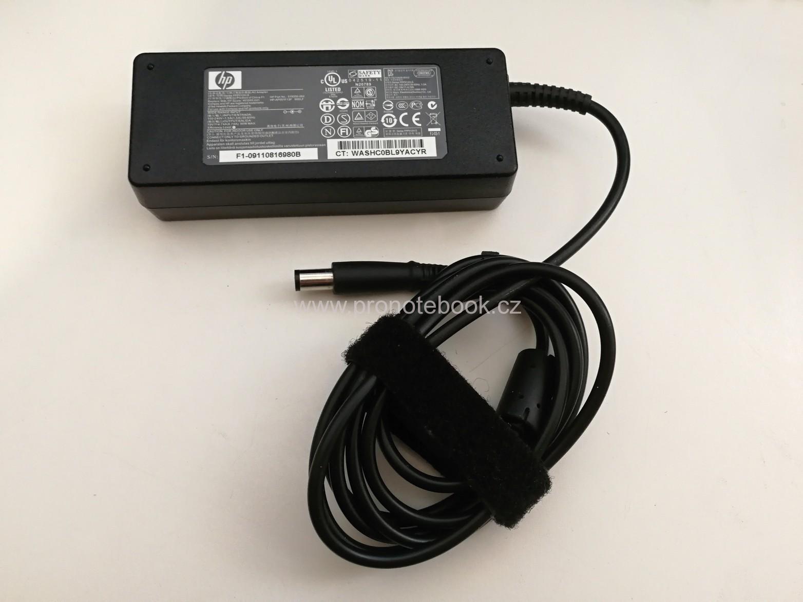 Originál HP napájecí adaptér 19V 4.74A 90W  PPP012H-S 519330-002 HP-AP091F13P 463955-001 