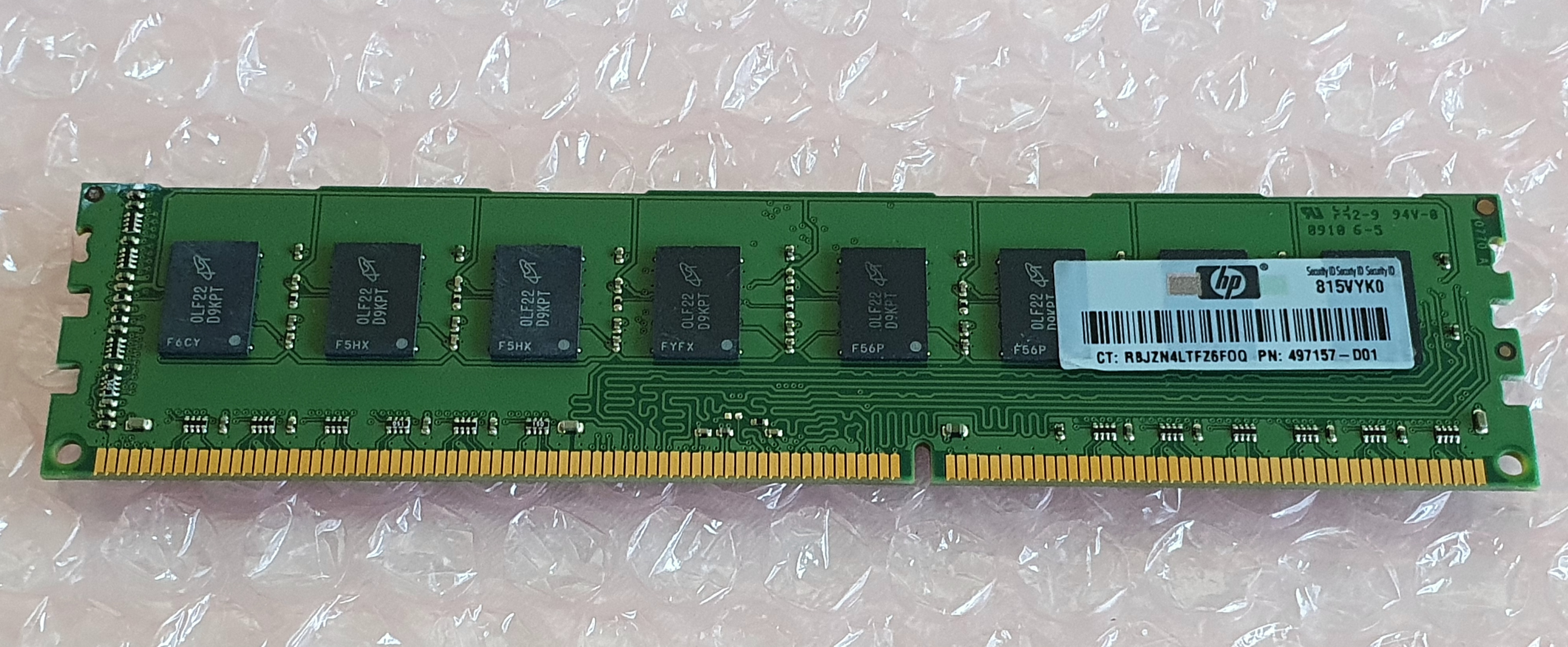 Micron 2GB MT16JTF25664AZ-1G4F1 240Pin DIMM DDR3, 1.5V, 2Rx8, non-ECC, CL9, PC3-10600, 1333MHz SKLADEM