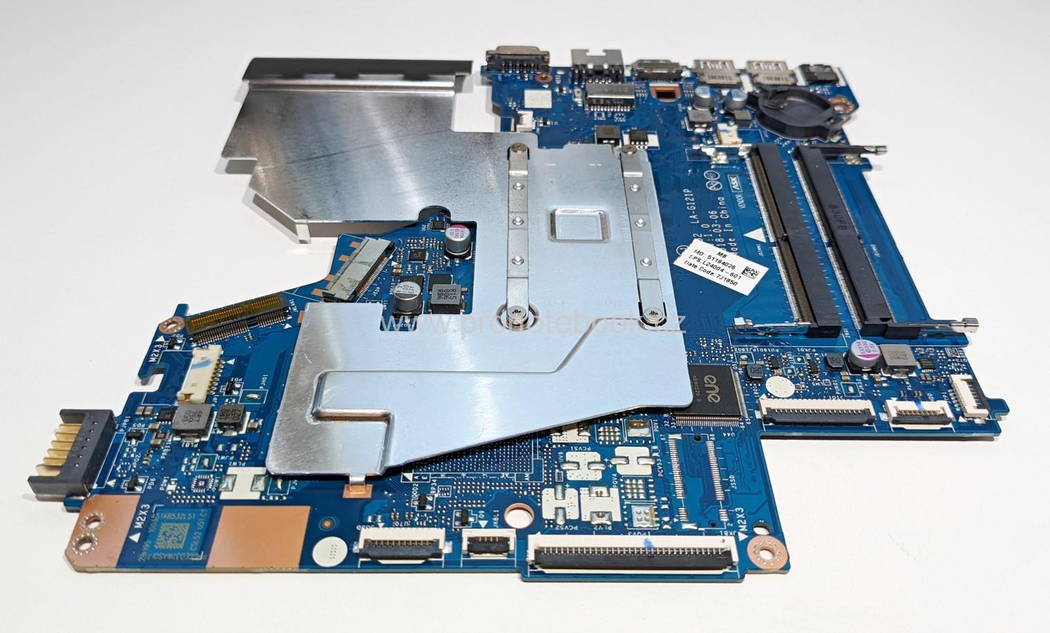 HP 250 G6 motherboard L24004-601, LA-G121P REV: 1.0, N4000, heatsink 924977-001 SKLADEM