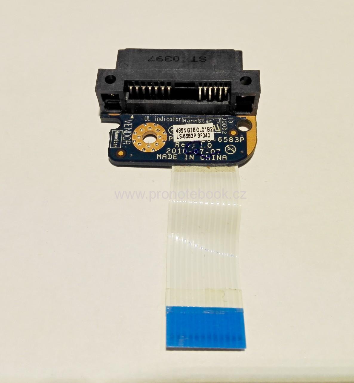 original Acer PEW71 LS-6583P DVD optical drive connector board