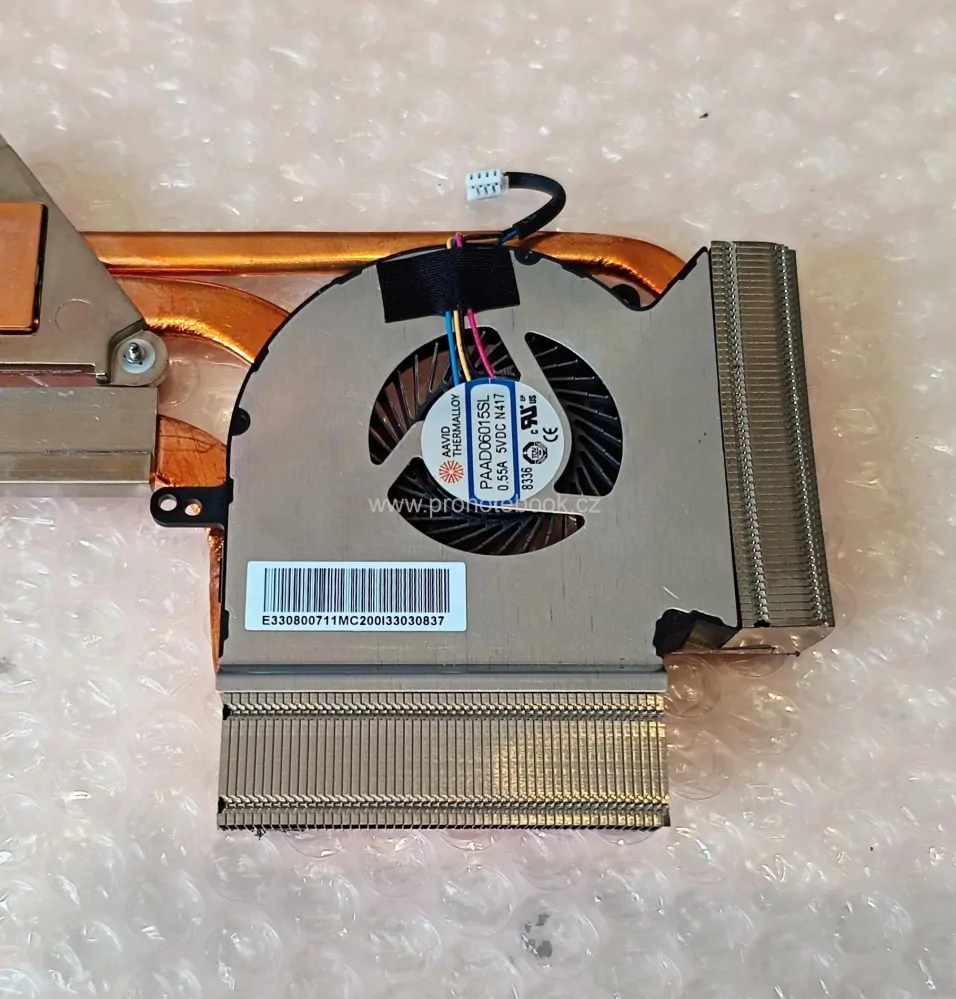MSI Leopard GP73 8RE Heatsink  with Fan´s PAAD06015SL (E33040125M, E330800711M),  0.55A, 5V, 4 pin SKLADEM